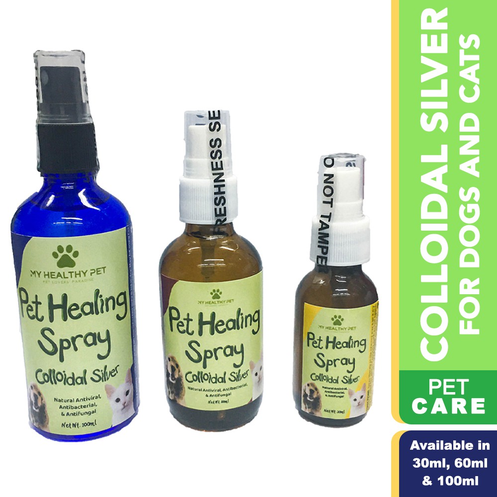 My Healthy Pet Healing Spray Colloidal Silver For Dogs And Cats Shopee Philippines