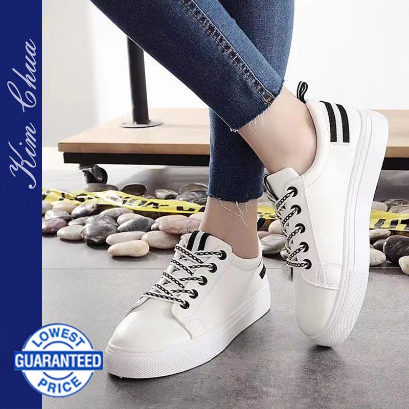 Women's Korean Fashion Small White Shoes Shopee Philippines