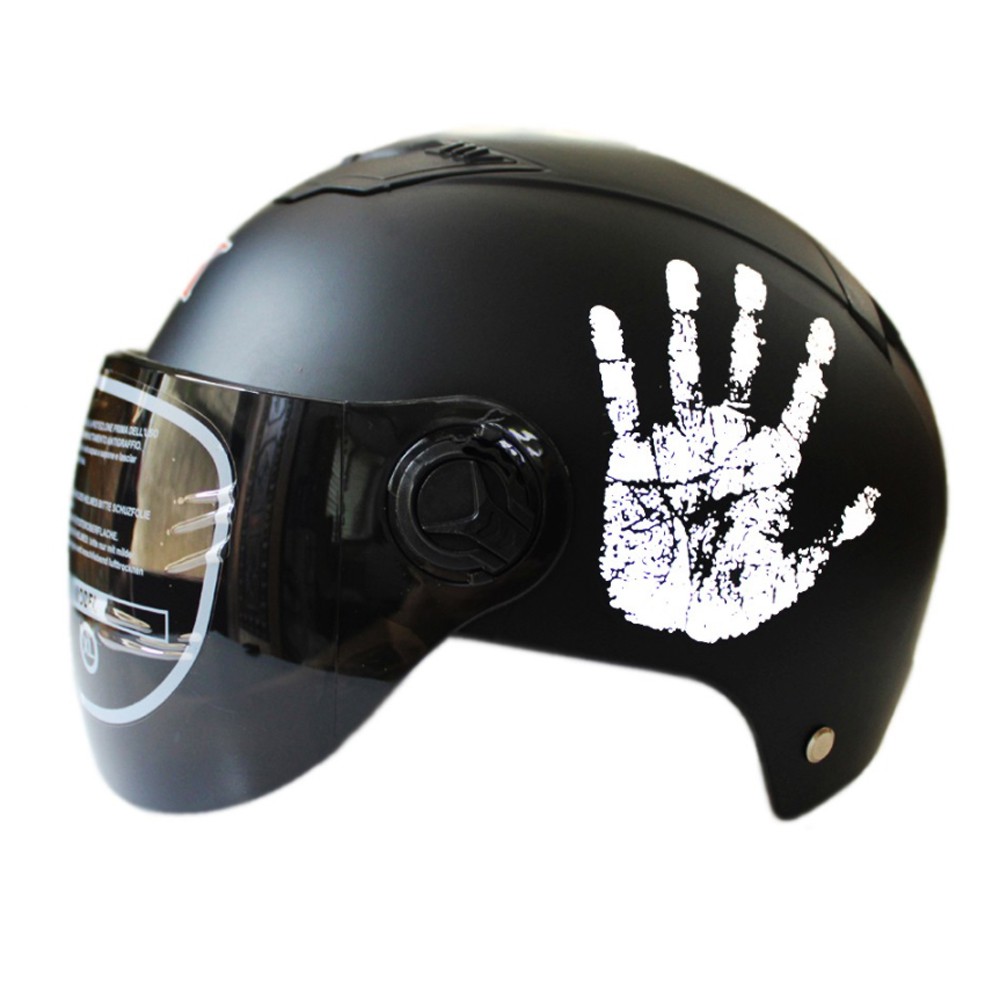 motorcycle helmet on bicycle