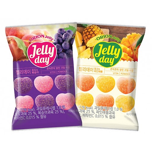 [Orion] Jelly Day / Grape & Peach, Mango & Pineapple 63g KOREAN SNACK