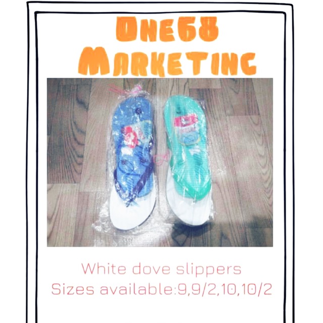 white dove slippers