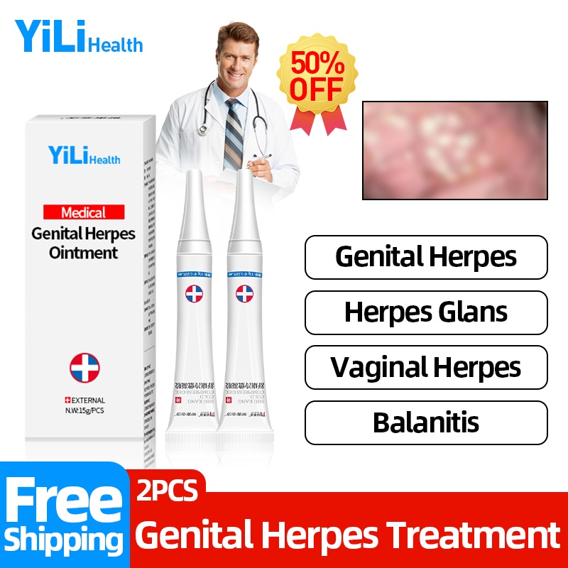 Genital Herpes Cream Herpe Zoster STD Treatment Liquid Medicine Cure Male Female Male Female