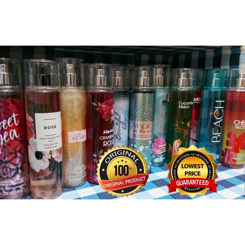 Bath & Body Works / Fine Fragrance Mist (100% Original/Authentic ...