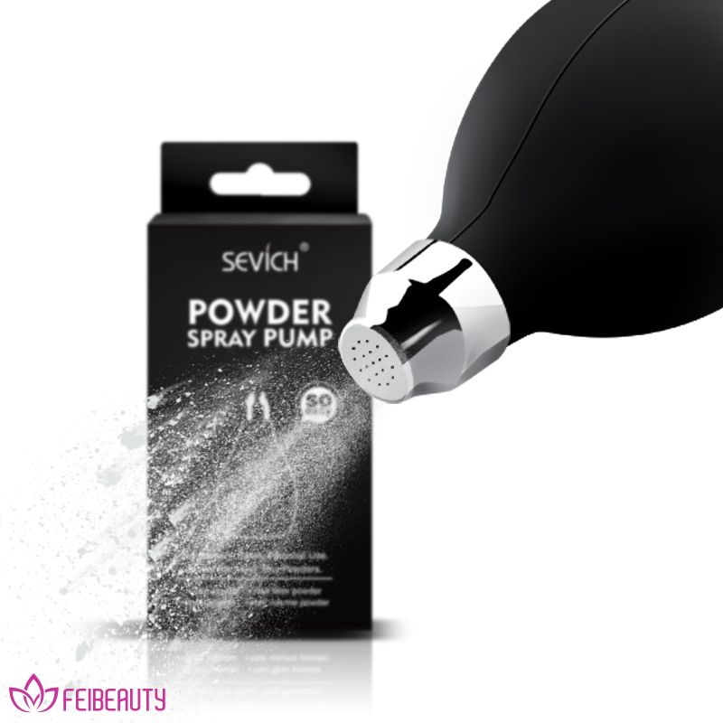 talcum powder hair styling