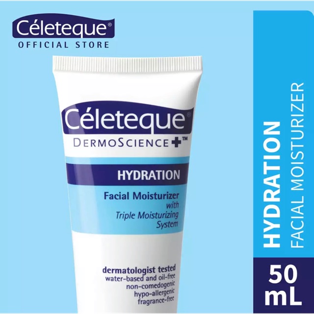 celeteque moisturizer water based