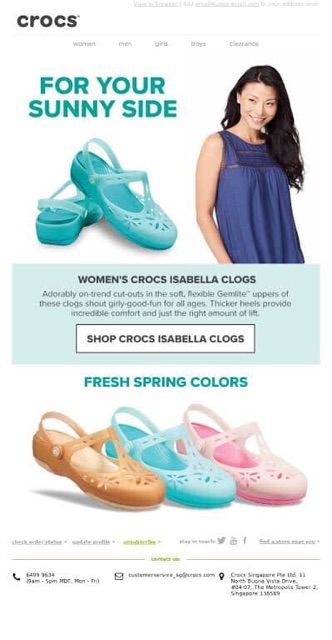 women's crocs isabella clog