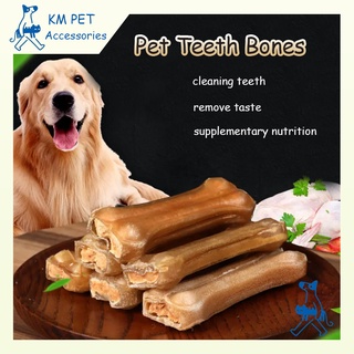 【Fast Delivery】Dog Chews Toys Molar Healthy Teeth Chewing Cowhide Bones Pet Tooth Grinding Stick