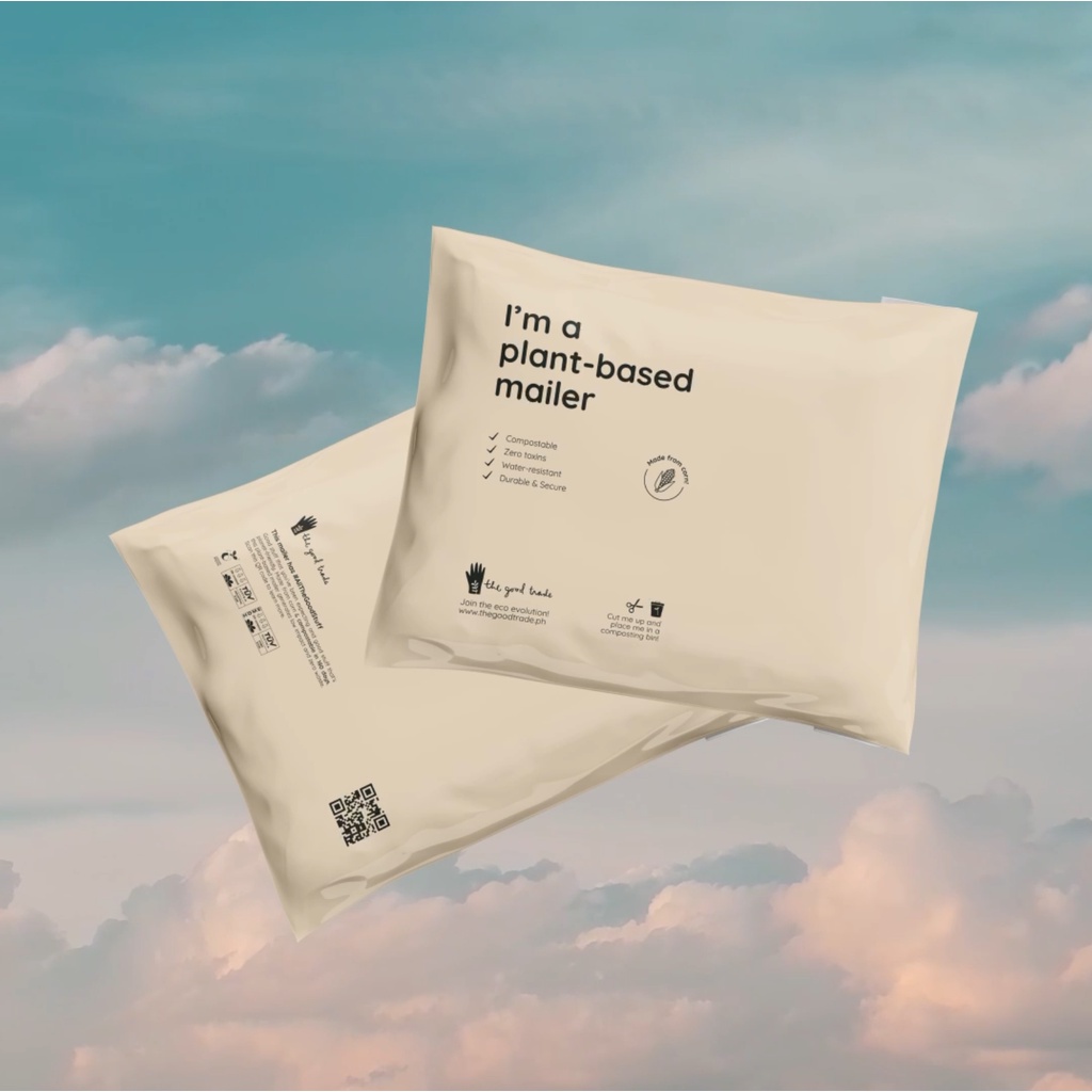 Small Compostable Mailer Kiwi Eco friendly & Sustainable Courier