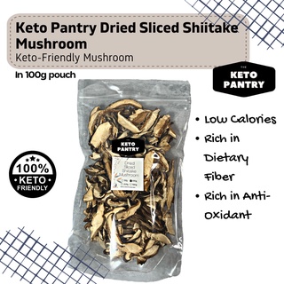 Keto Pantry Dried Sliced Shiitake Mushroom