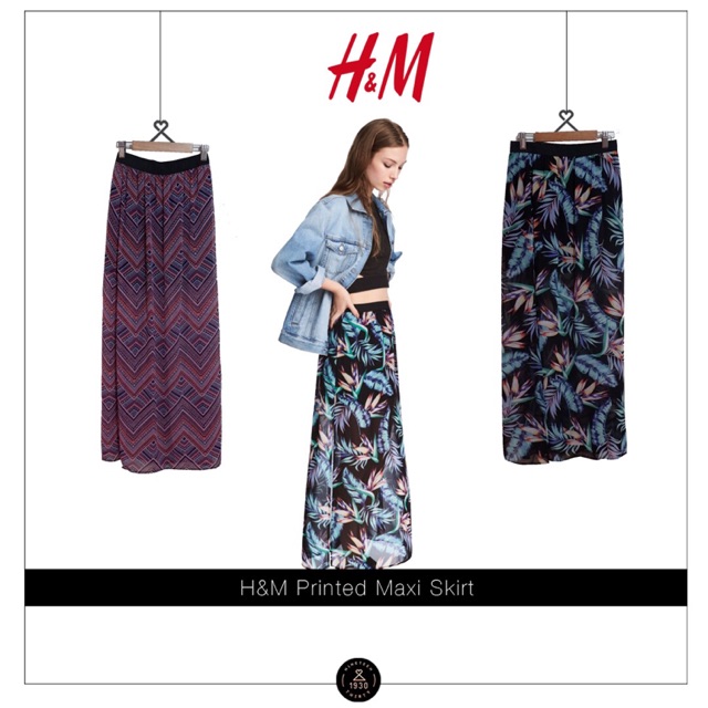 h&m long maxi skirts