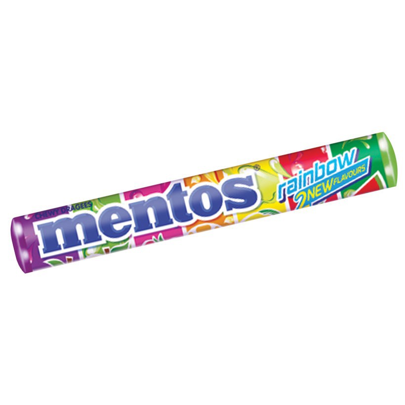 Mentos Rainbow Roll Chewy Dragees 37.5g | Shopee Philippines