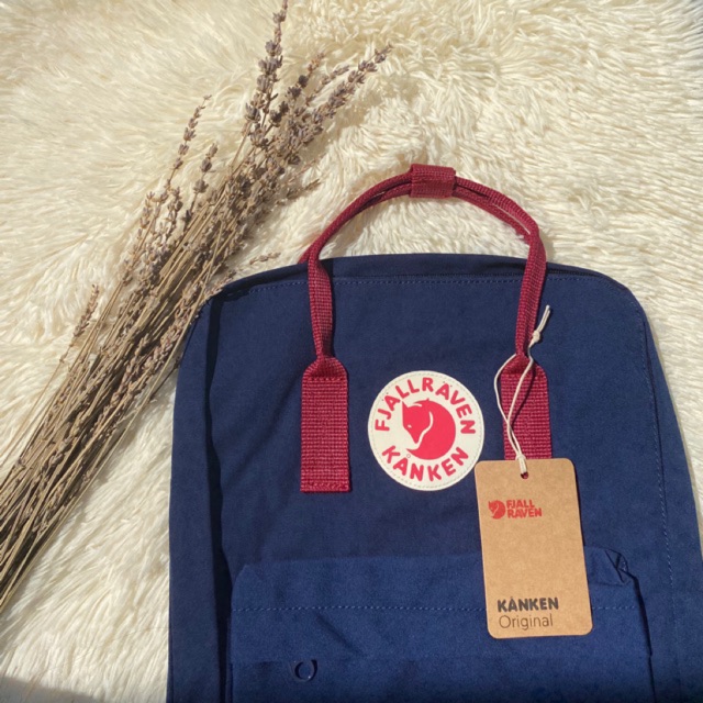 kanken navy red