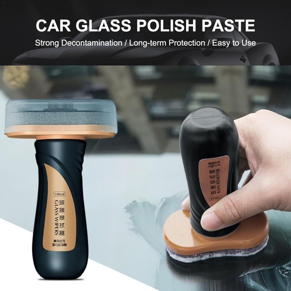 Car Glass Polish Paste Cleaning Paste Wax Glass Care Oil Remover Window