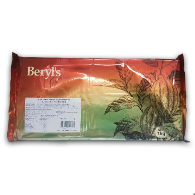 Beryl's Bittersweet Chocolate Compound 1kg Shopee Philippines