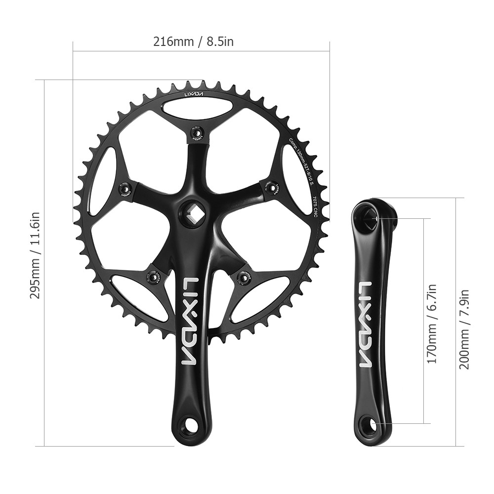 200mm crankset