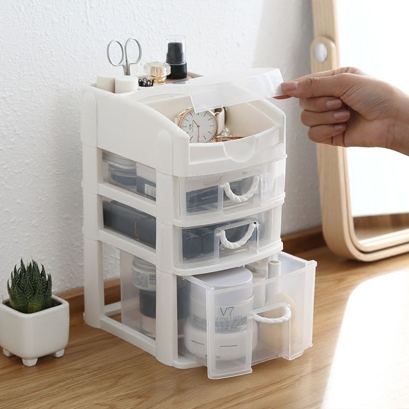 Desk Storage Cabinet Small Multi Layer Drawer Type Cosmetic Storage Box Shopee Philippines