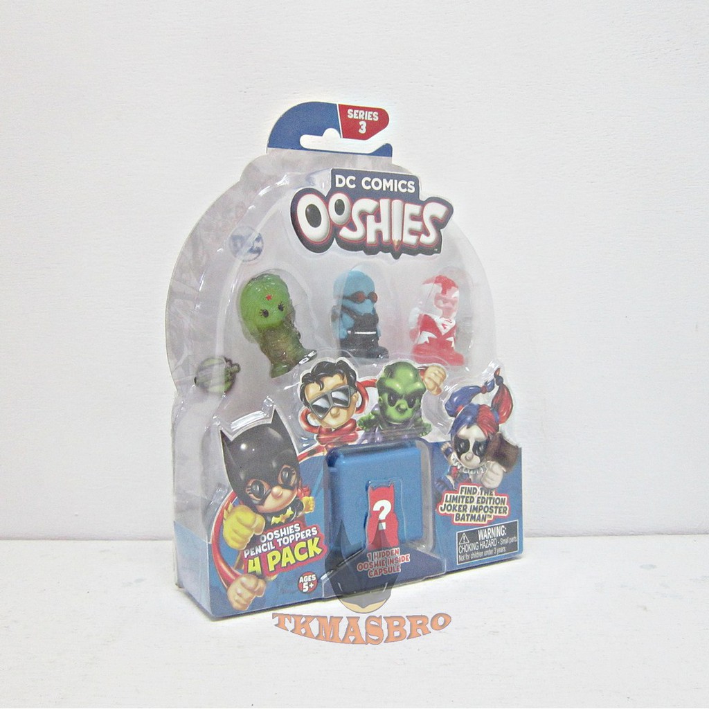 Ooshies Pencil Toppers Series 3 Dc Comics 4 Pack Sni Shopee Philippines