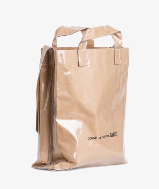 comme des garcons shirt paper bag