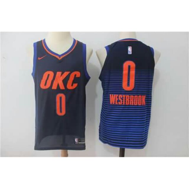 russell westbrook dark blue jersey