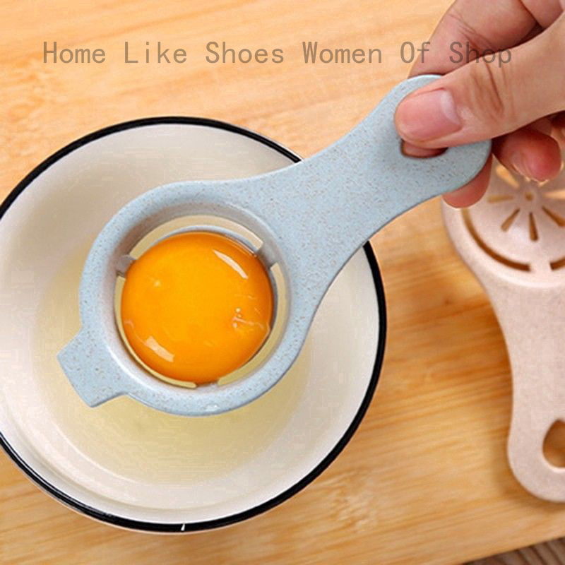 Kitchen White Egg Yolk Separator Tool Easy Cooking Sieve Plastic Gadget Tool
