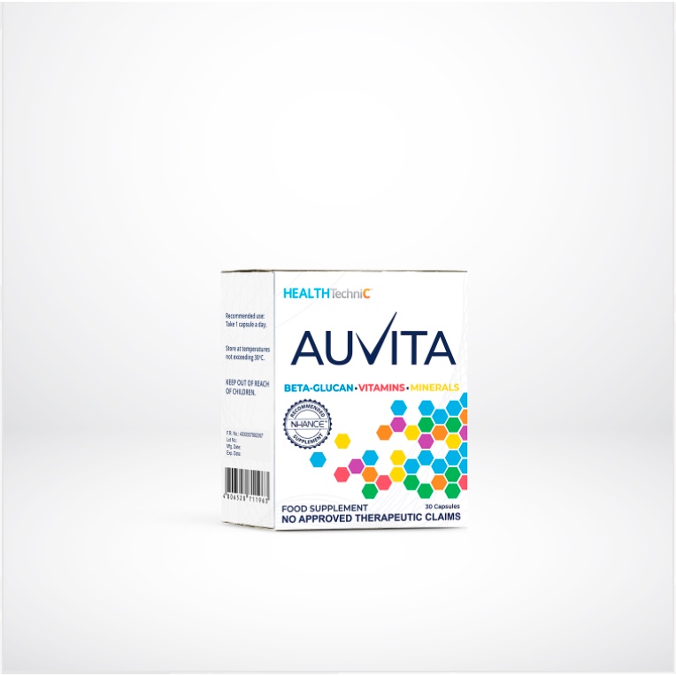 HealthTechniC Auvita with Beta-Glucan, Vitamins and Minerals | Shopee ...