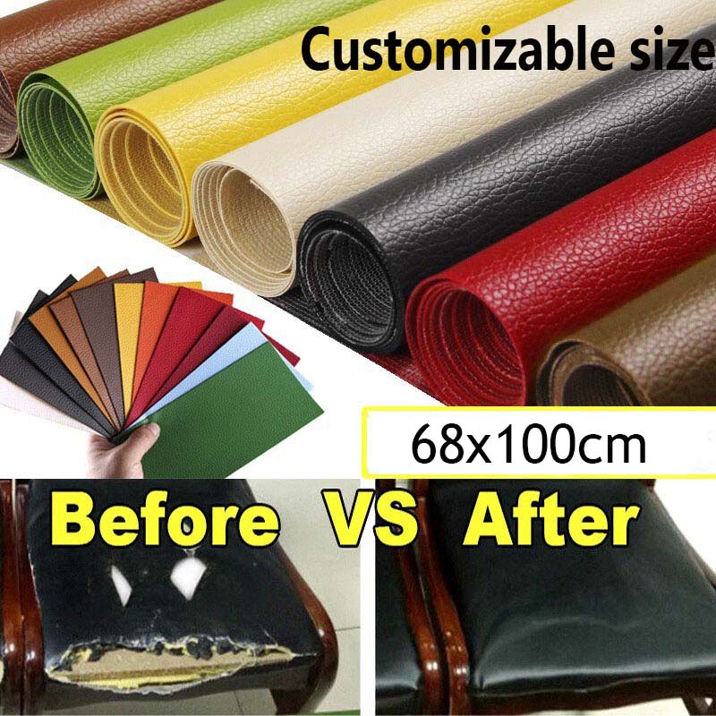 68x100cm Large Size Self Adhesive Leather Fix Patch Sofa Repair Patches ...