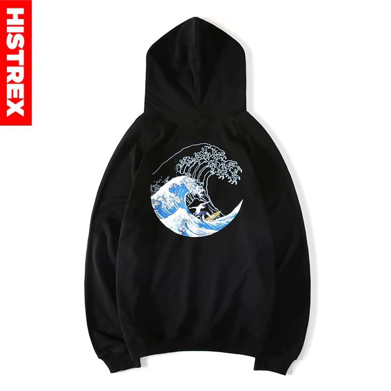 great wave hoodie