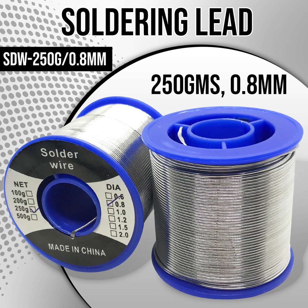 ⚡Premium Soldering Lead 0.8mm 250G Alloy Solder Lead Spool Roll ⚡