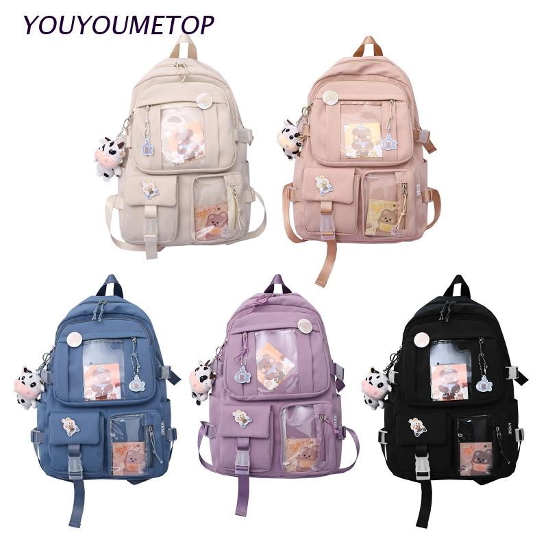 aesthetic backpack shopee