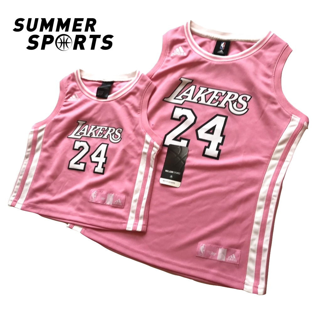 pink lakers jersey