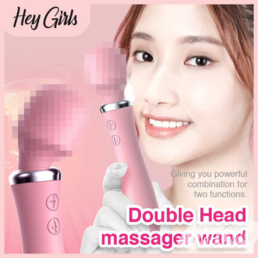 Multi Speed Double Head Massage Vibrator Woman By Hey Girls Shopee Philippines