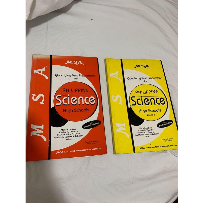 MSA Philippine Science High School Entrance Test Reviewers Shopee