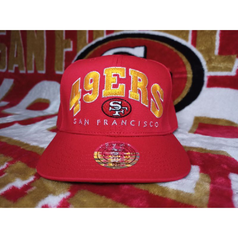 Vintage San Francisco 49ers Snapback Hat Mitchell and Ness -   Sweden