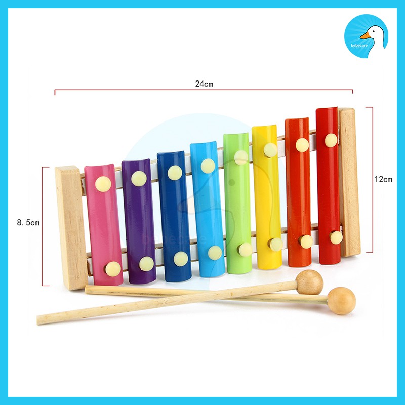 BebeCare! 8 Tones Wooden Xylophone For Baby BT0055 Shopee Philippines