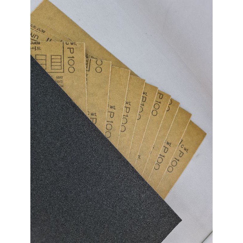 CROCODILE/ HIPPO/ SEIGER sandpaper (sets of 10) Shopee Philippines