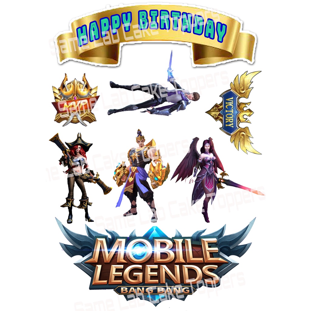 Topper Kue Ulang Tahun Mobile Legends Lazada Indonesi - vrogue.co