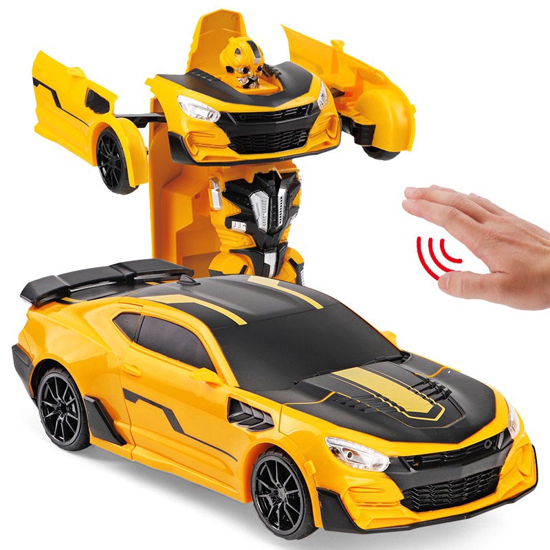 Remote Control Car Transformers Robot toy Bumble Bee Toys Boy Kid Gift Early Learning Crawler