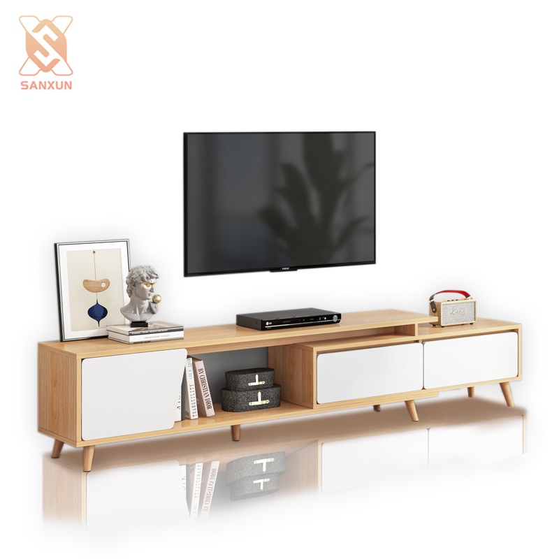 Sanxun Tv Furniture Nordic Style TV Rack Living Room