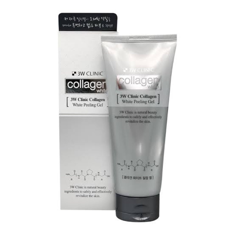 3W Clinic Collagen White Peeling Gel 180ml (Exfoliating Gel from Korea