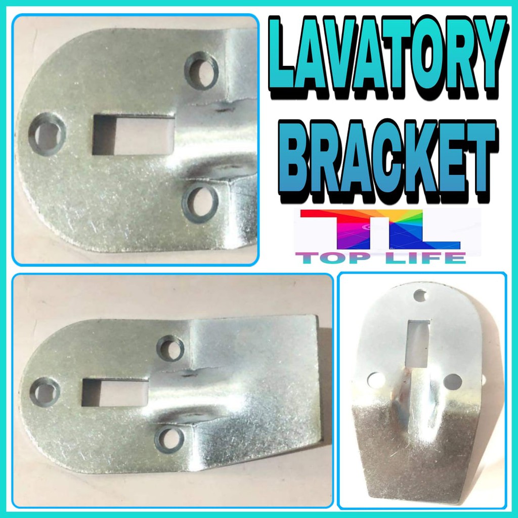 TOP LIFE 1PCS lavatory brackets with tox and screw for tiles in wall