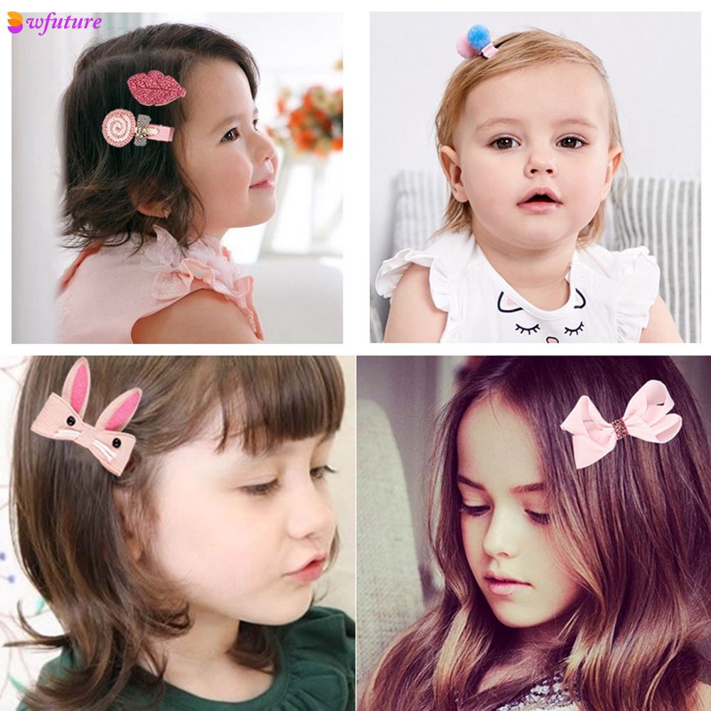Baby Hairclip Kids Flower Headband 18pcs Princess Hair Accessories