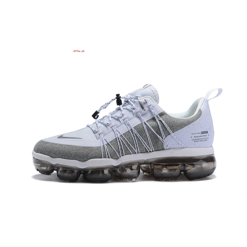 white air vapormax run utility sneakers