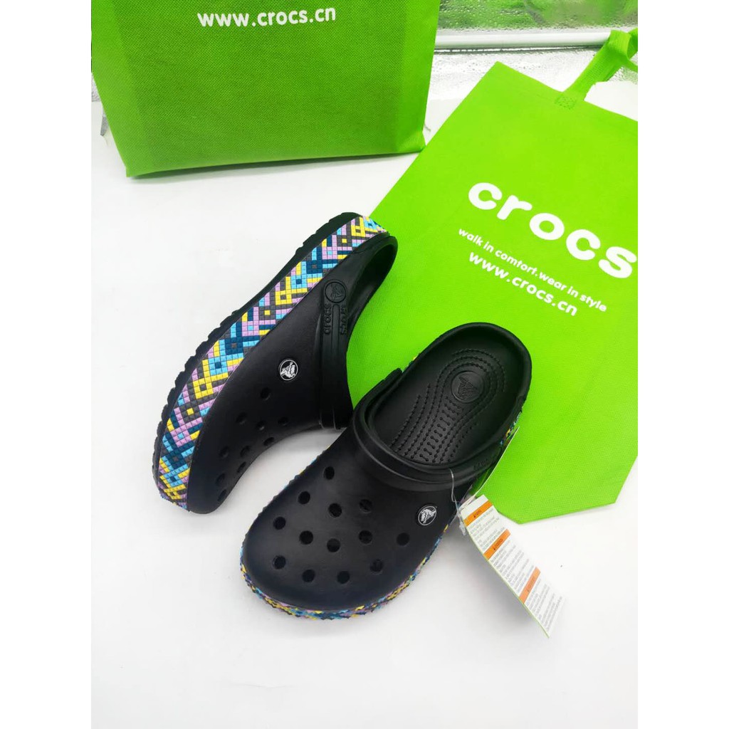 Crocs Slip Ons for woman and man sandals with ECO Bag and free socks ...