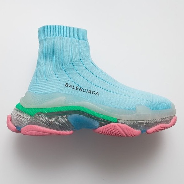 balenciaga triple s air knit mid