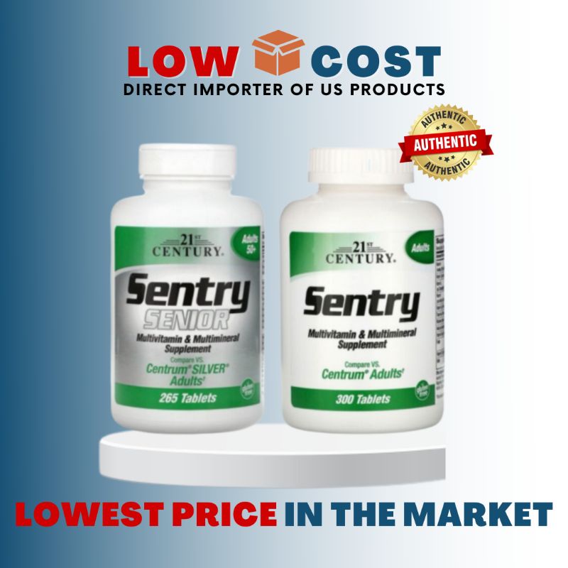 Low Cost PH 21st Century, Sentry, Multivitamin & Multimineral