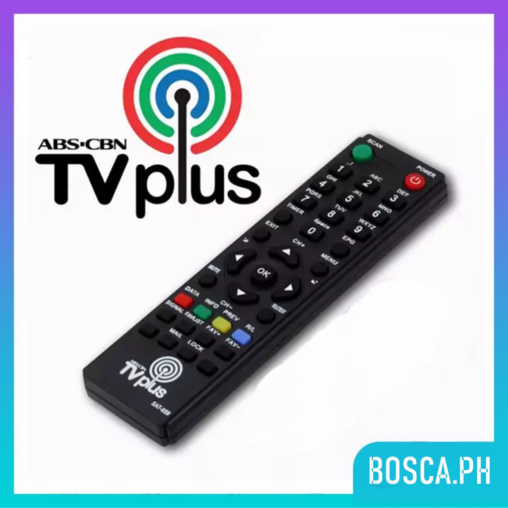 ABSCBN SAT059 TV Plus Remote Control. Shopee Philippines
