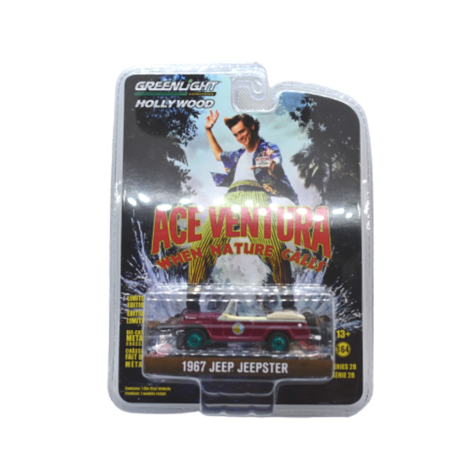 Greenlight Hollywood Ace Ventura (S28) 1967 Jeep Jeepster (Chase