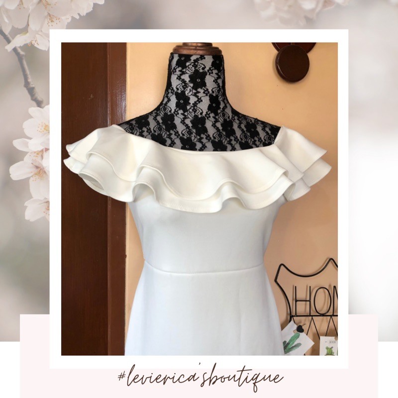 casual off white dress