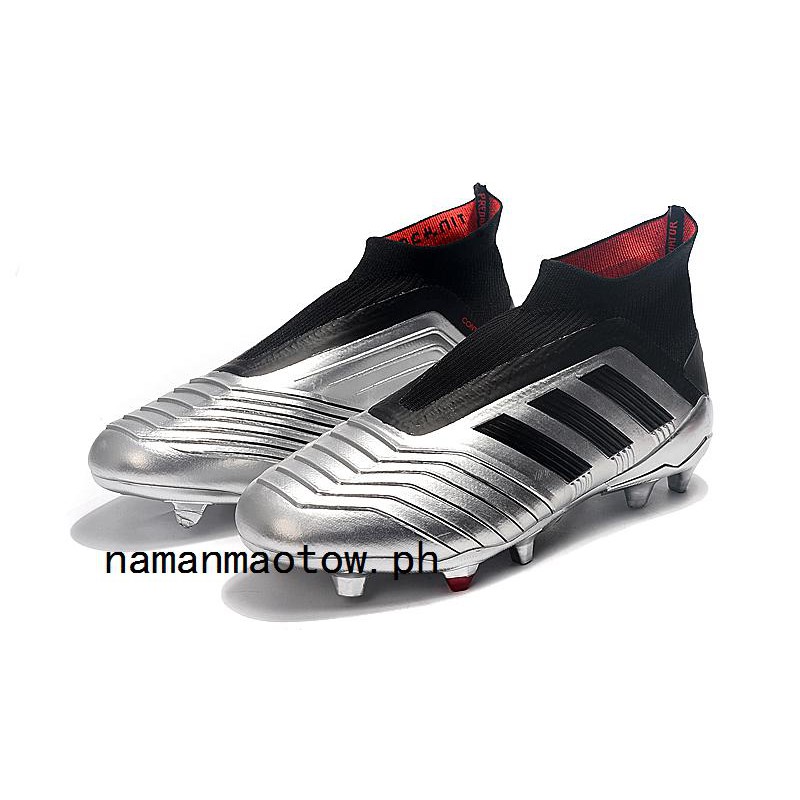 silver predator football boots