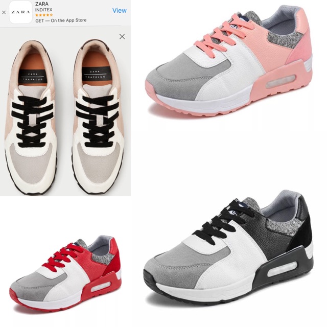 zara platform sneakers